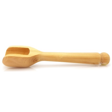Cuillère à fleur de sel en buis du Jura - 8.5cm - Artisanale & Locale