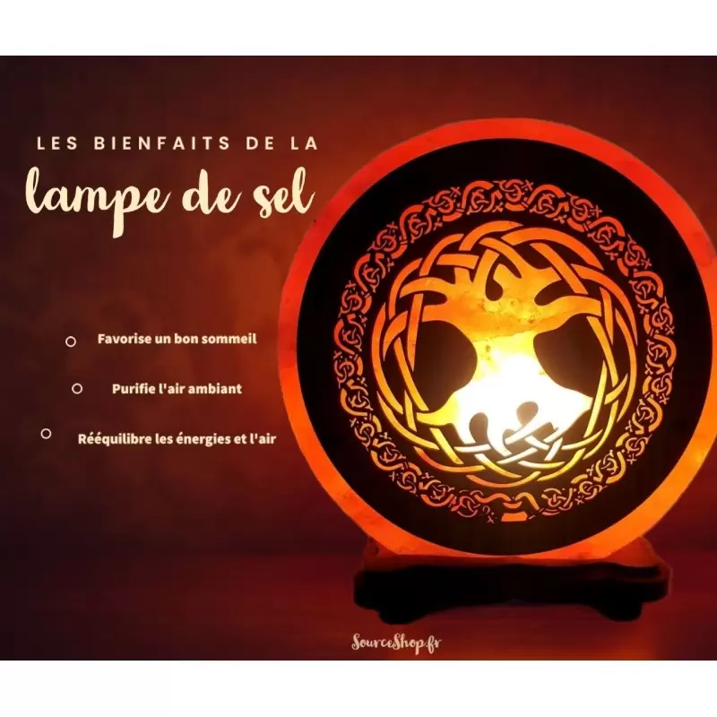 Lampe de sel Arbre de Vie celtique - 5kg