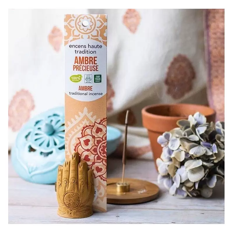 Encens Ambre Précieuse - chaleureuse - Les Encens du Monde