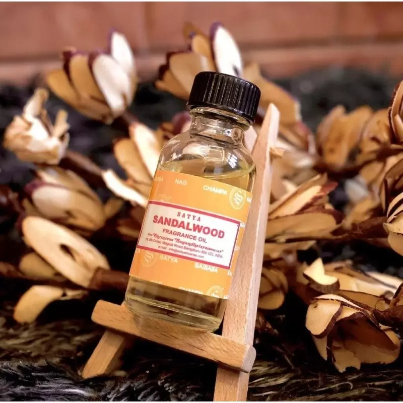Huile parfumée Bois de Santal - 30ml - Satya