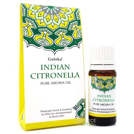Huile aromatique Citronnelle indienne - Goloka