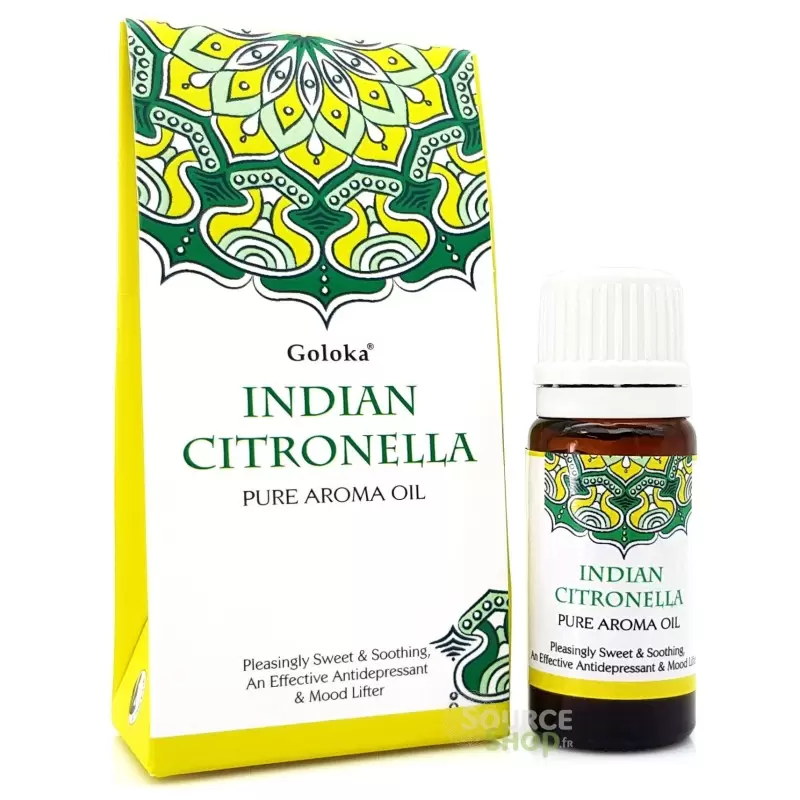 Huile aromatique Citronnelle indienne - Goloka