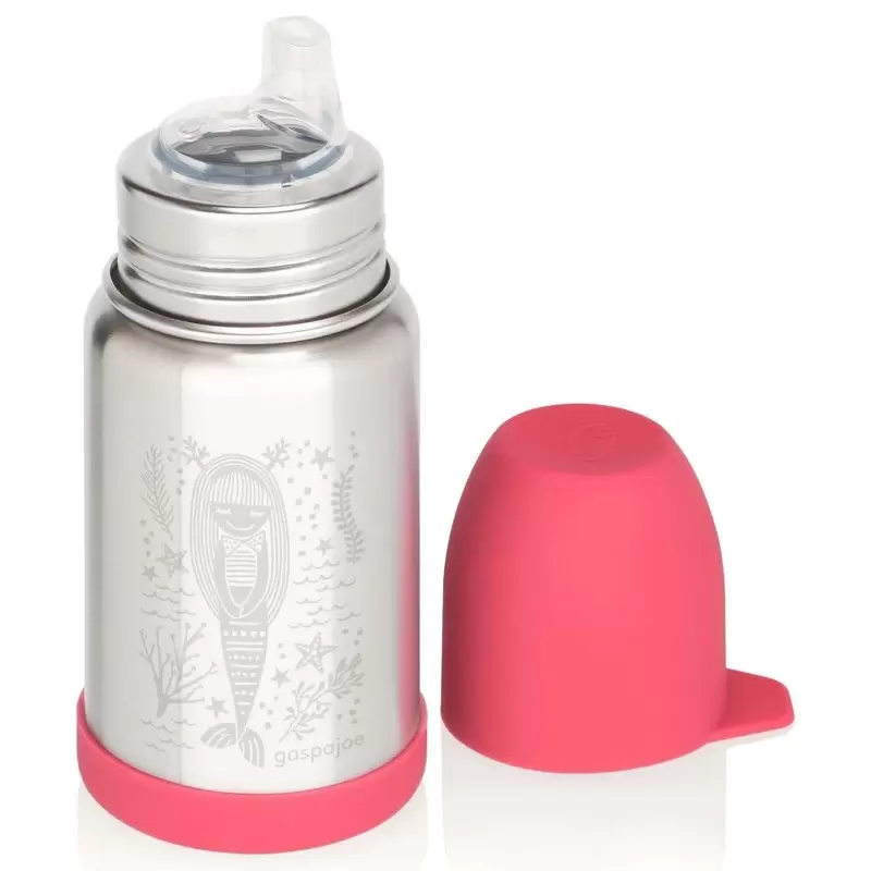 Gourde inox pour enfants Sippy 350ml - Inox 18/10 - Gaspajoe