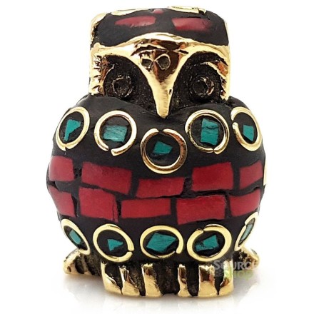 Porte encens Hibou