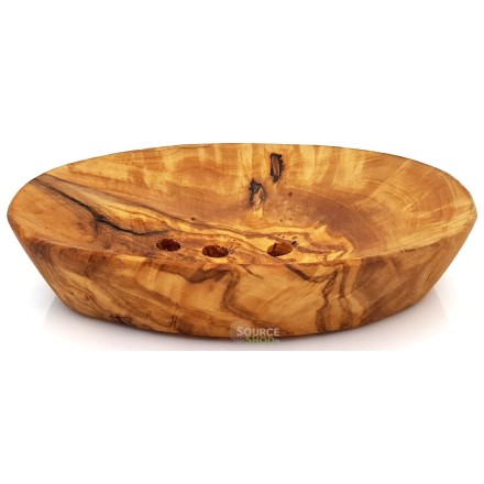 Porte-savon en bois d'olivier
