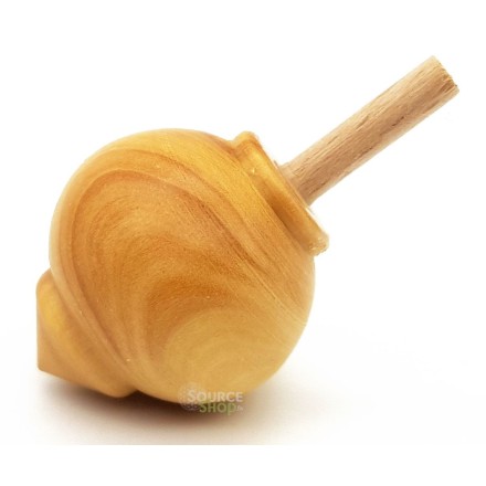Toupie oignon en bois du Jura - Artisanale & Locale