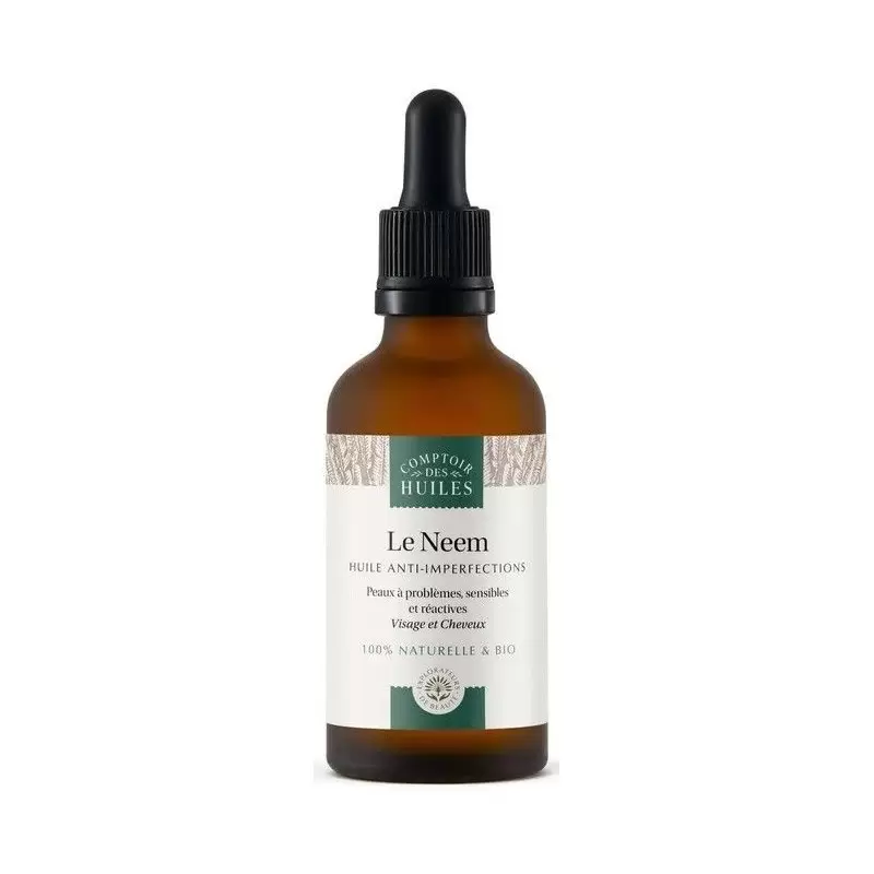 Huile de neem BIO - 50ml - Comptoir des Huiles