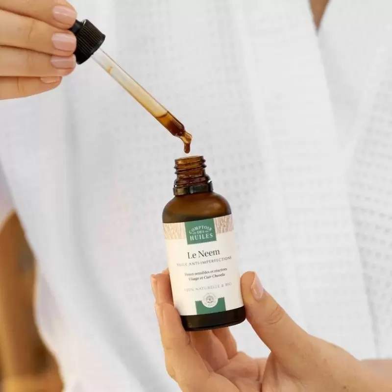 Huile de neem BIO - 50ml - Comptoir des Huiles