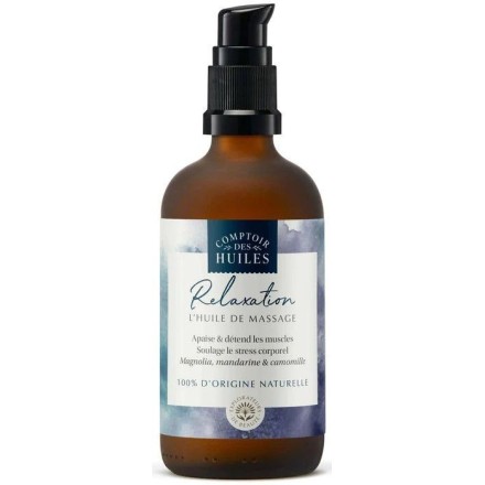 Huile de massage Relaxation BIO - 100ml - Comptoir des Huiles
