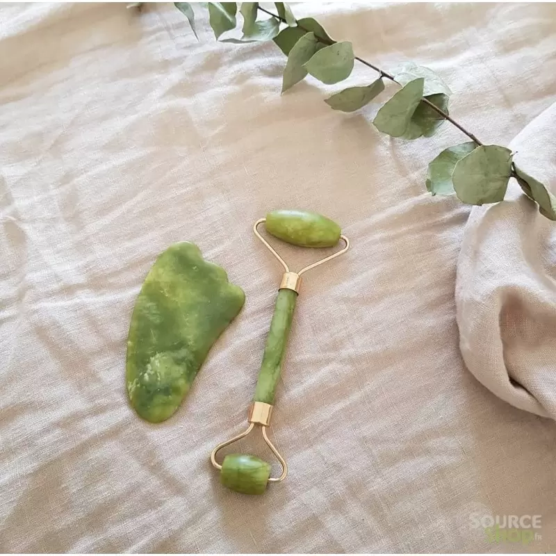 Gua Sha - Rouleau de massage en jade
