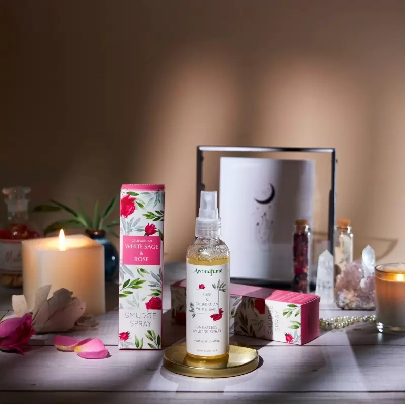 Spray d'ambiance Sauge blanche & Rose - Aromafume