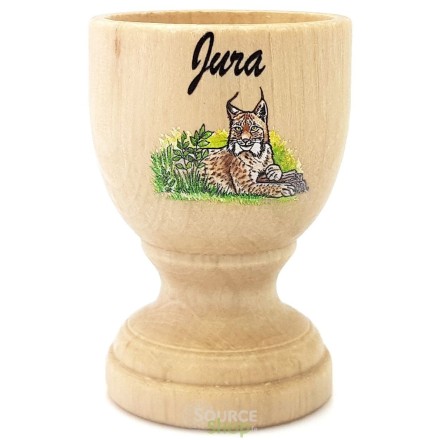 Coquetier traditionnel en bois de charme du Jura - Artisanal & Local