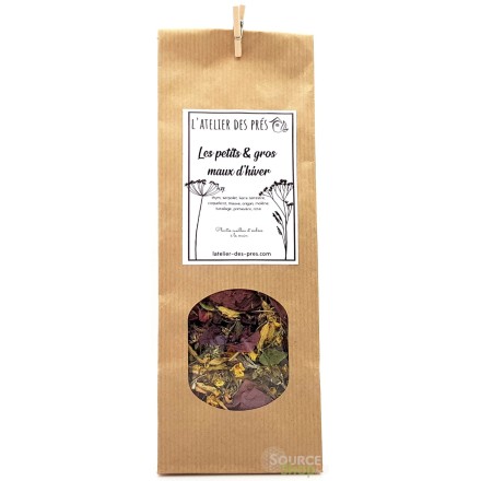 Tisane sauvage d'autrefois "Maux d'Hiver" - 25g - Artisanale du Jura