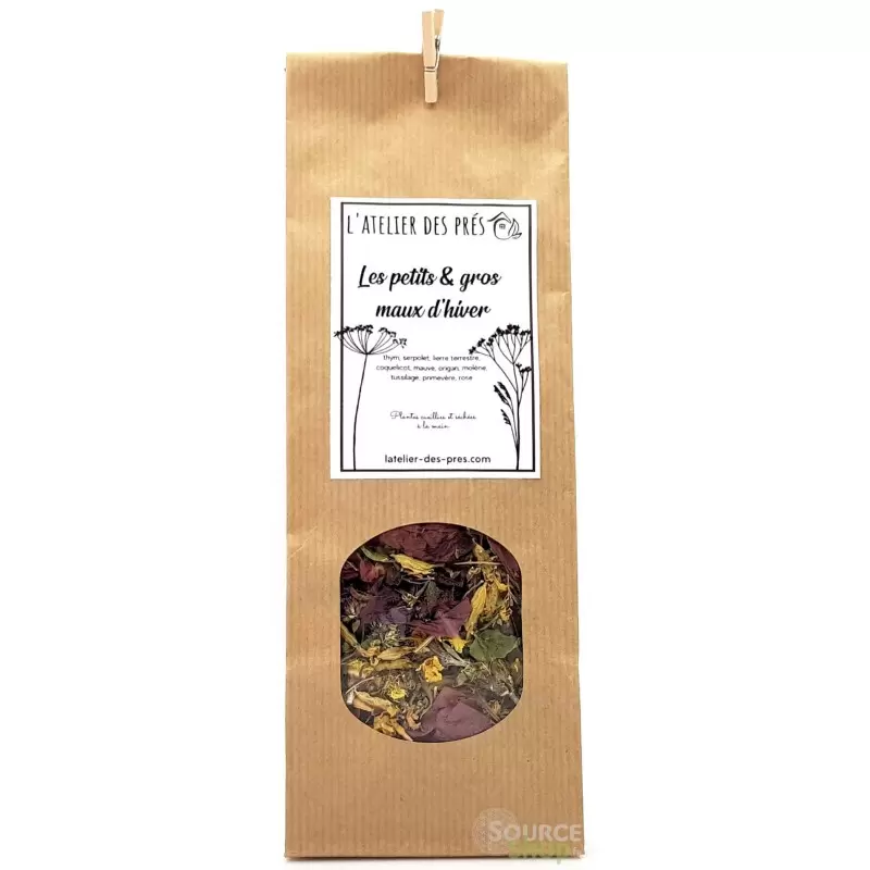 Tisane sauvage d'autrefois "Maux d'Hiver" - 25g - Artisanale du Jura