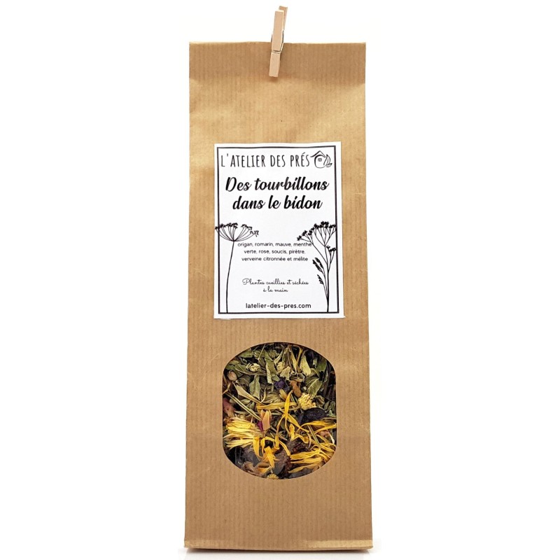 Tisane sauvage "Tourbillons dans le bidon" - Artisanale du Jura