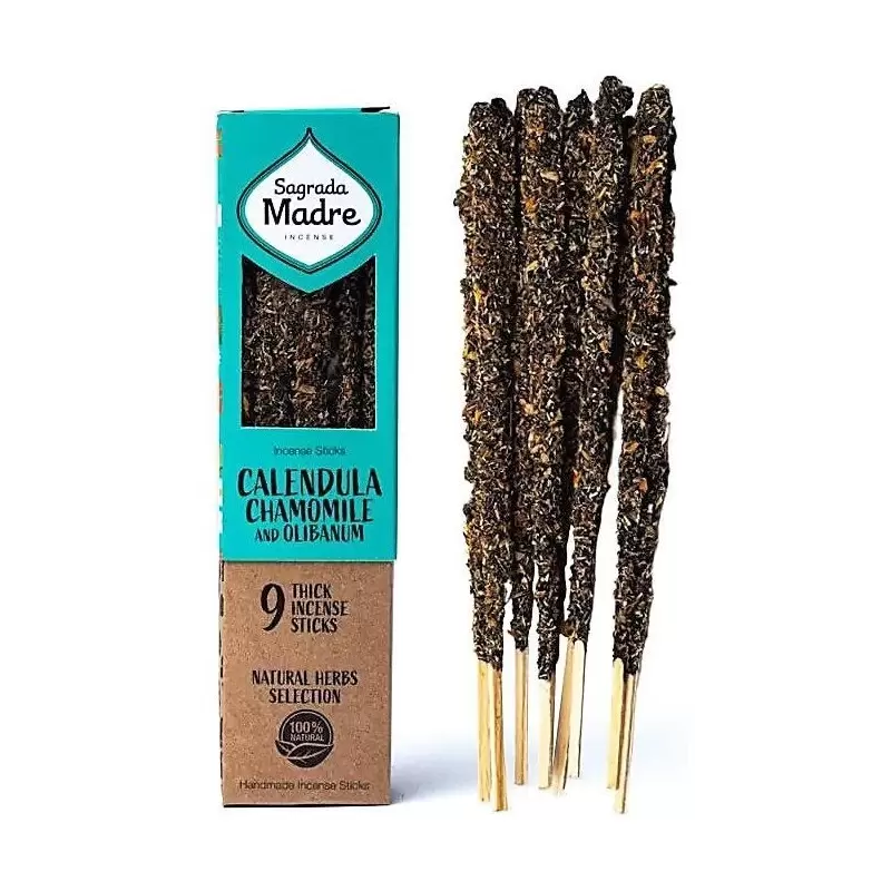 Encens argentin Camomille, Calendula & Oliban - Sagrada Madre