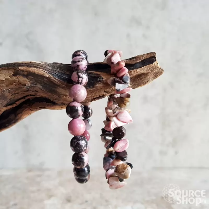 Bracelet Rhodonite - Qualité A