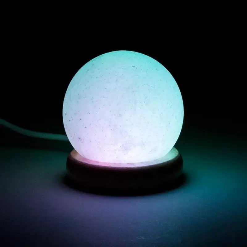 Mini Lampe de sel Lune USB - 450g