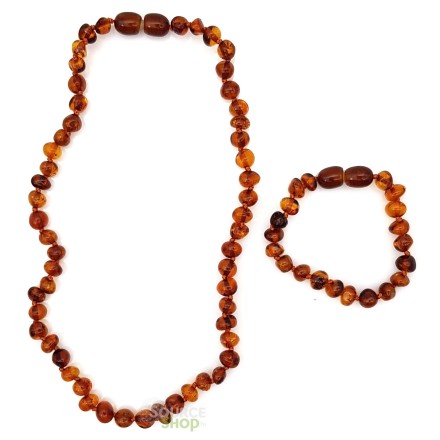 Kit Collier Ambre bébé + Bracelet ambre bébé
