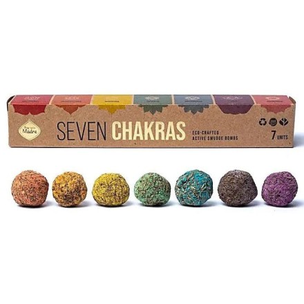 Boules d'encens 7 chakras - Smudge - Sagrada Madre