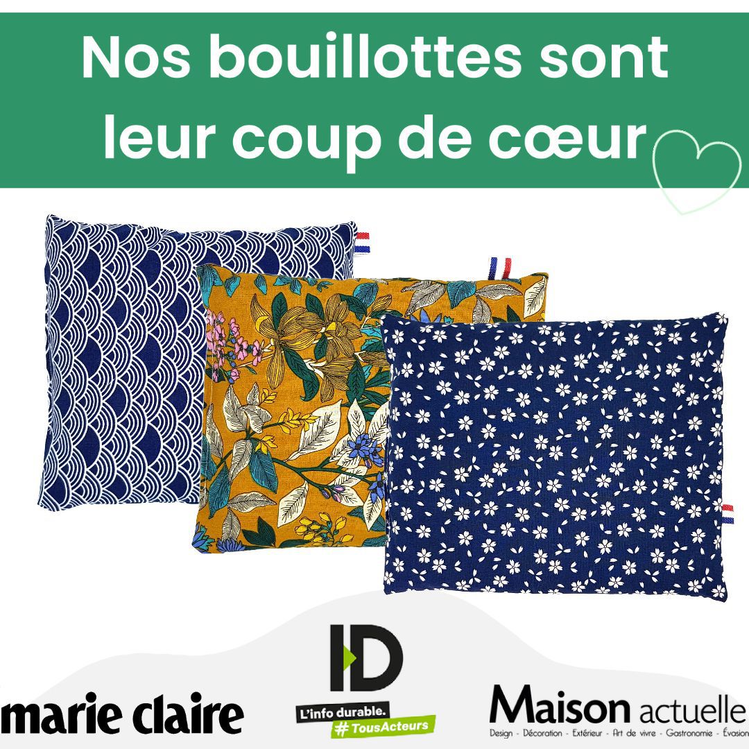 Les médias parlent de la bouillotte noyaux de cerises Source Shop