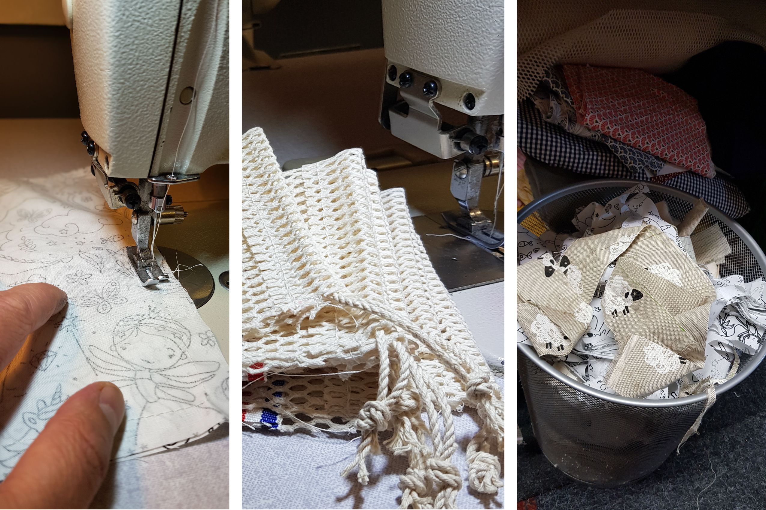 Confection avec chutes de tissus