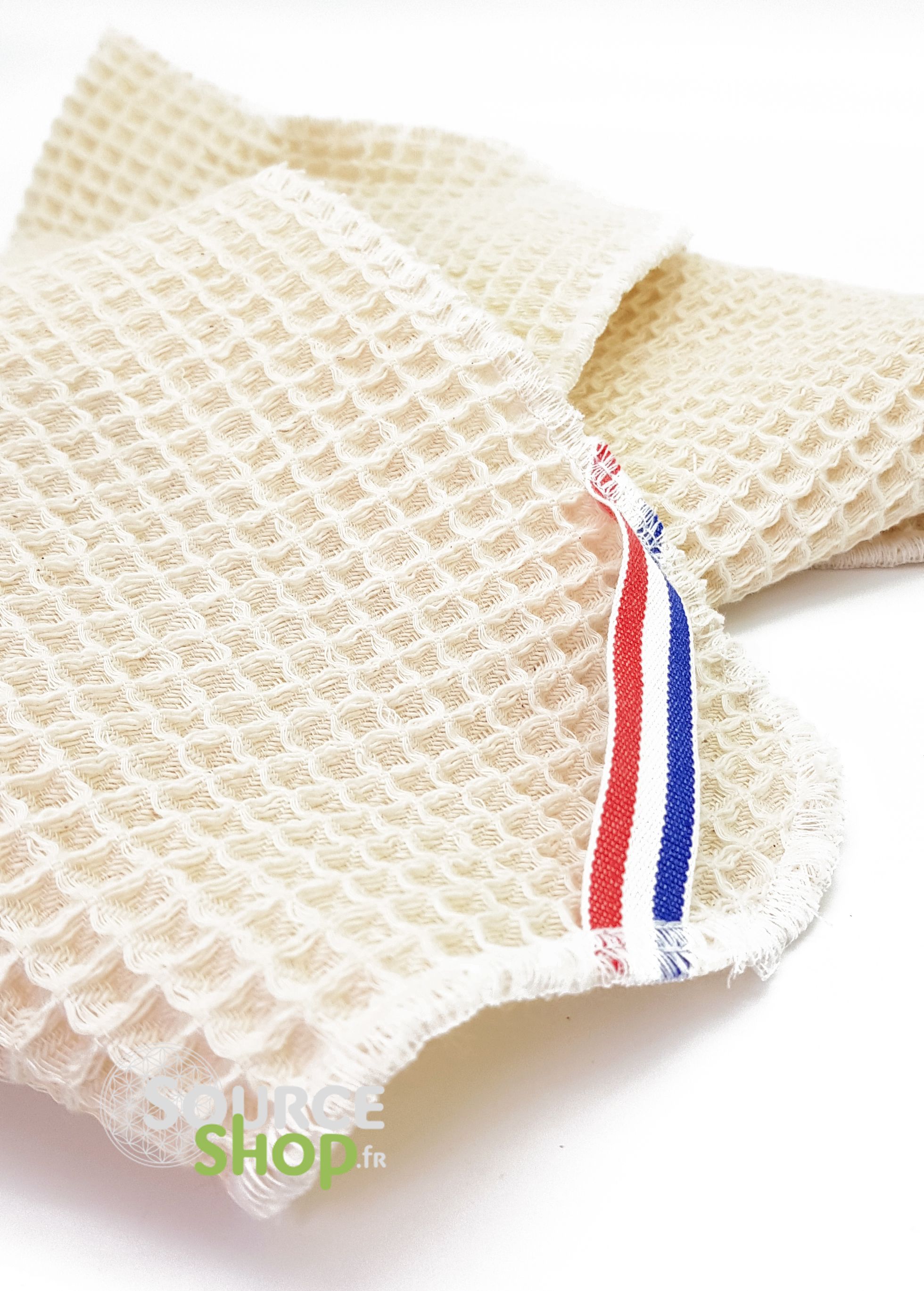 Essuie-mains / torchon 100% coton BIO - Artisanal & Français