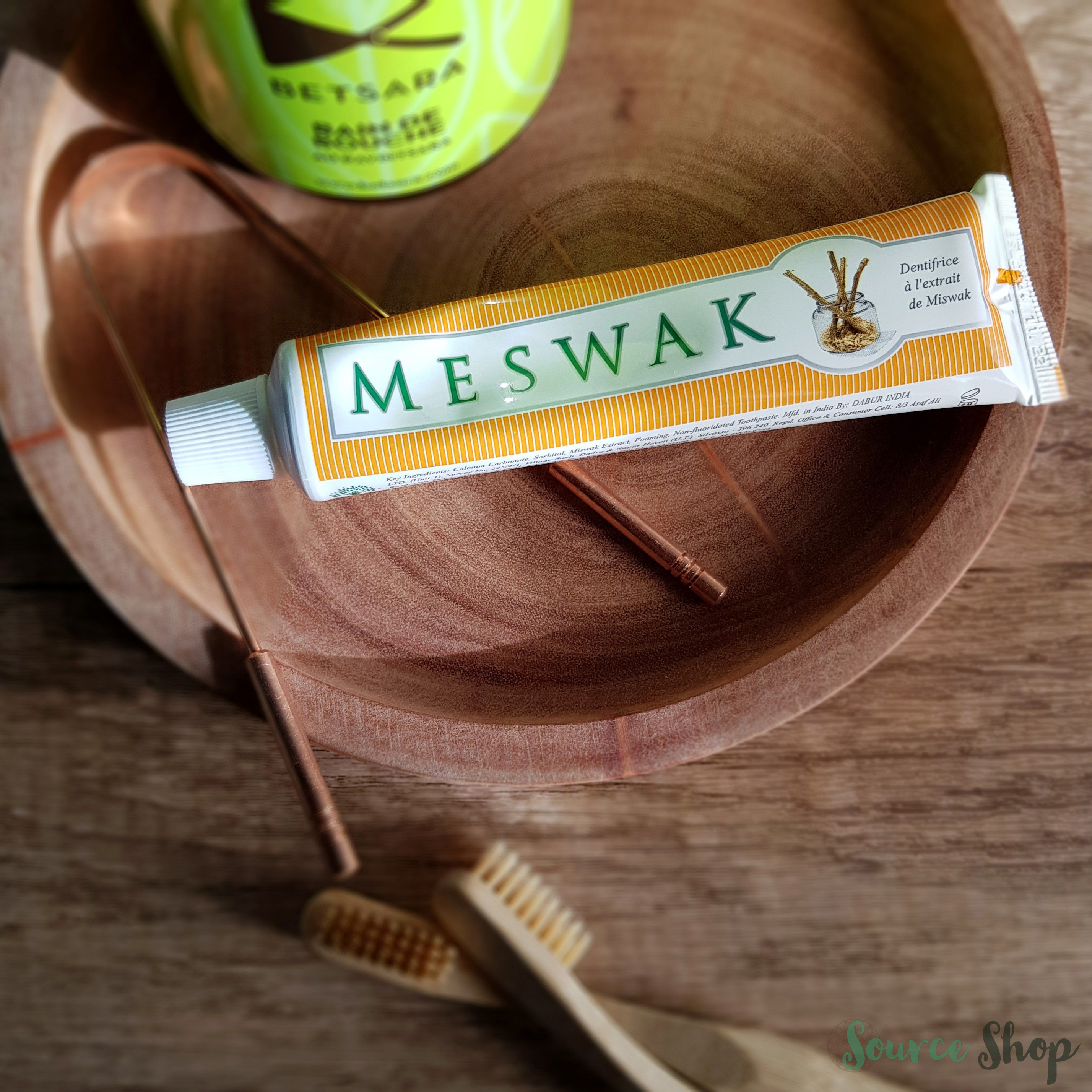 Dentifrice ayurvédique Meswak au siwak Kerala Nature – soin naturel des dents et gencives