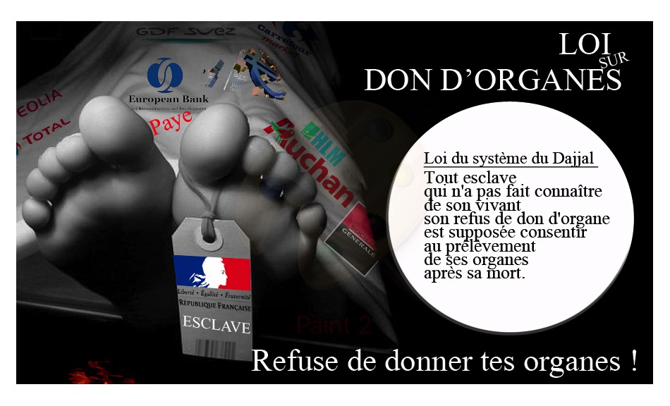 "IMPRIMER pdf" Refuser des dons d'organe à notre mort